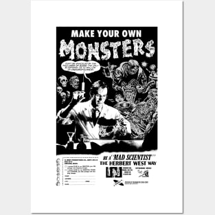 Herbert West: Grow Live Monsters Posters and Art